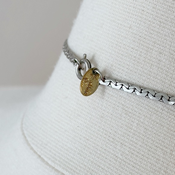 Vintage Vendome Bolo Tie Necklace Adjustable Shell Slider MCM - Picture 5 of 7